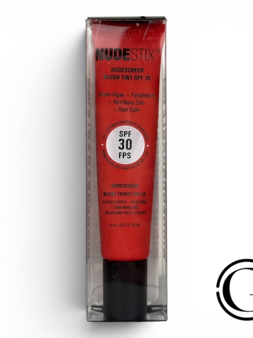 NUDESTIX ~ NUDESCREEN BLUSH TINT SPF 30 ~ STRAWBERRY SUNBURST ~ 0.51 OZ